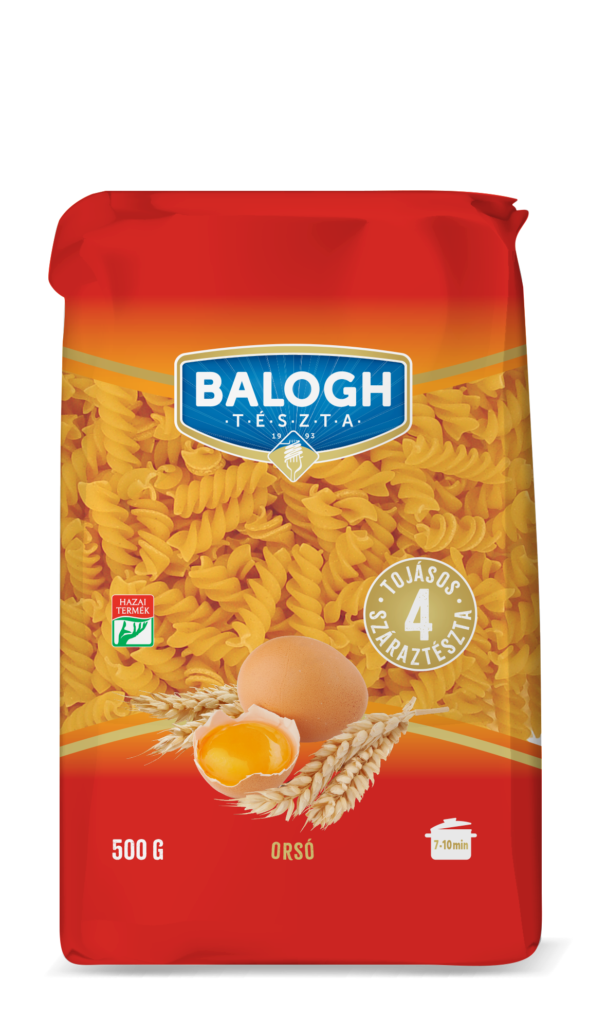 Balogh tészta orsó visszazárható zacskóban
