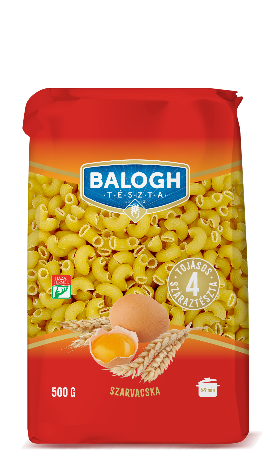 Balogh tészta szarvacska visszazárható zacskóban