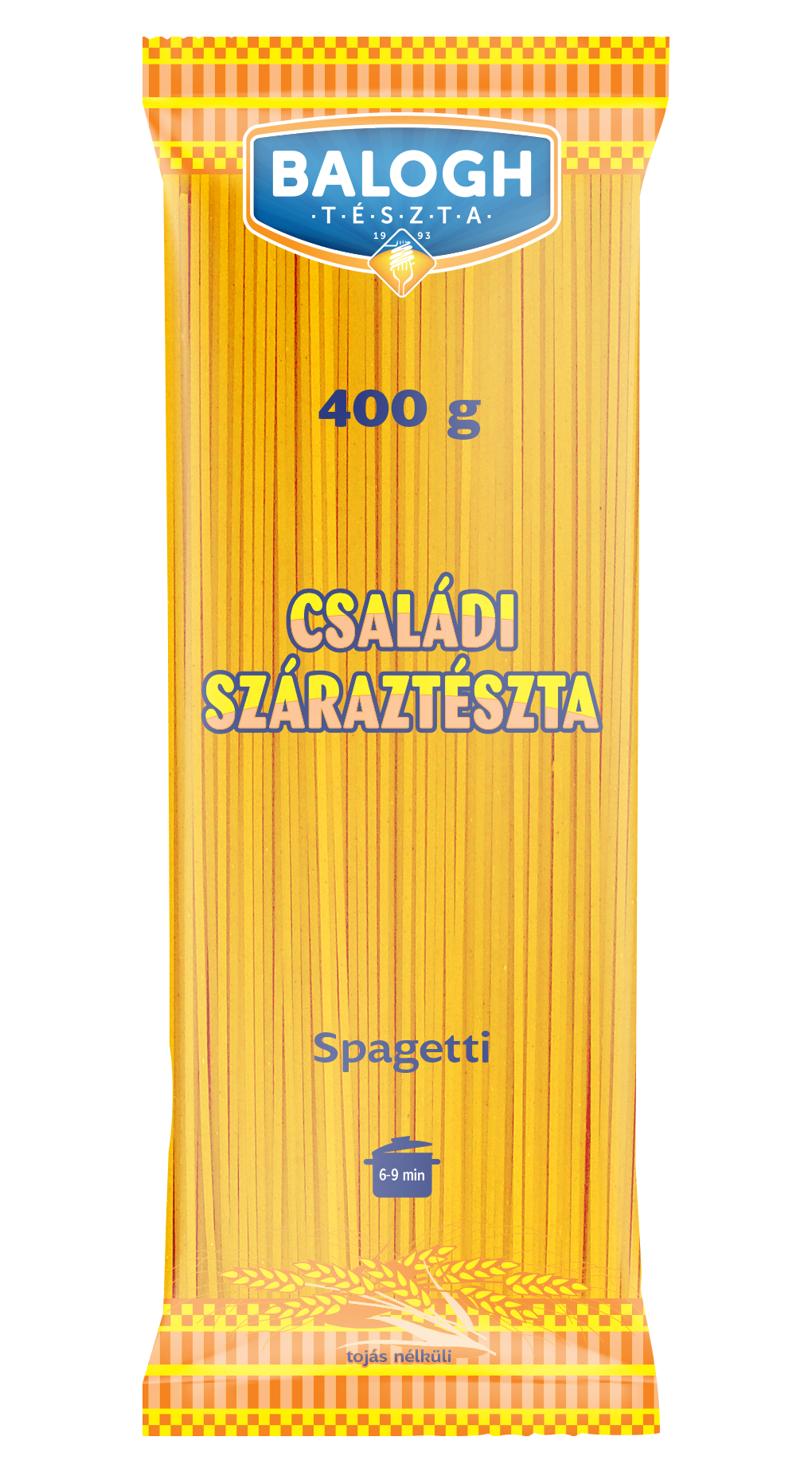 Balogh tojásnélküli száraz tészta "Spagetti"