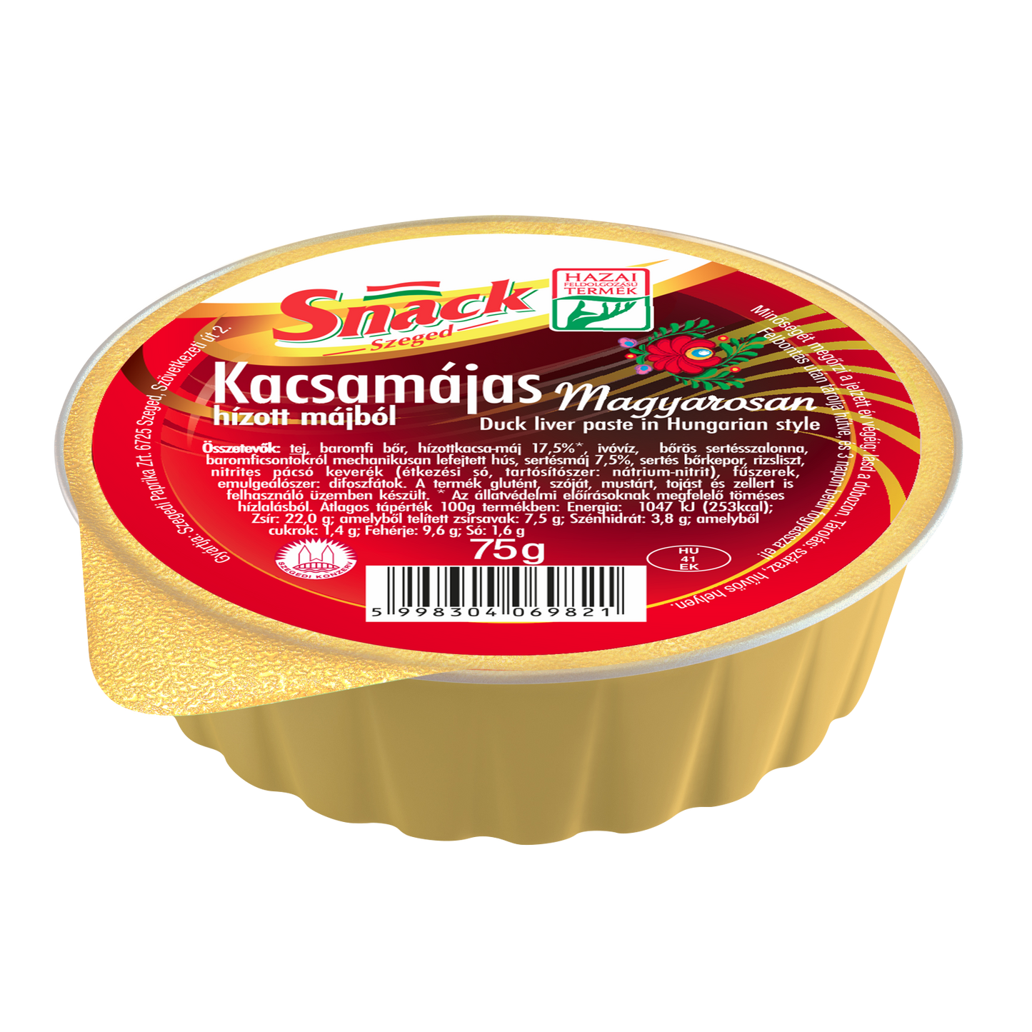 Kacsamájas Magyarosan 75g